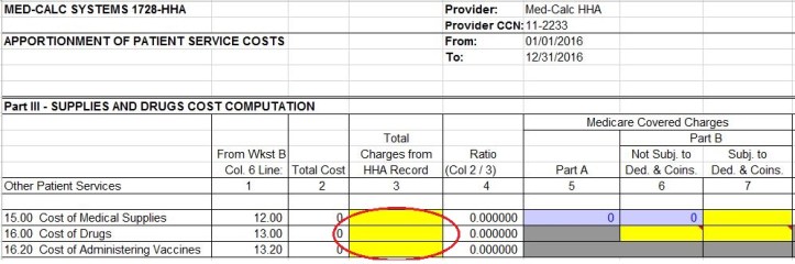 Form 1728 Worksheet C,III Lines 15 - 16.20 Column 3