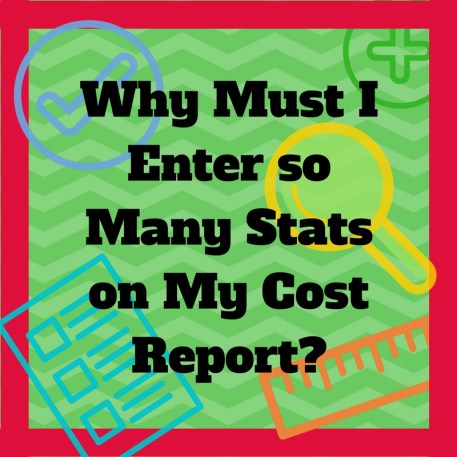 Why must I enter so many stats on my cost report?